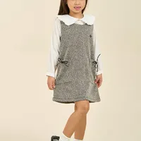 Vestido Infantil Classic Tweed com Gola Babado - imagem 1