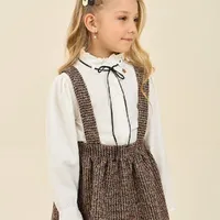 Conjunto Infantil Elegance Tweed com Camisa Off White - imagem 1