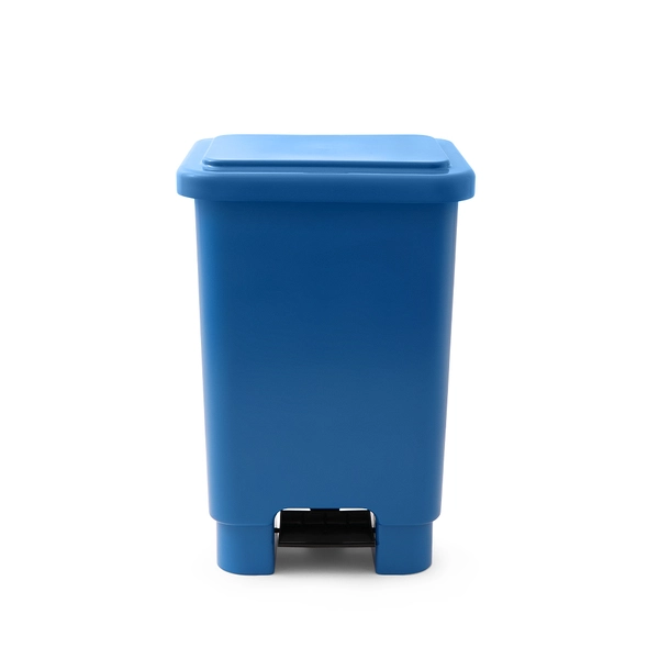 Lixeira Com Pedal  15 Litros  AZUL