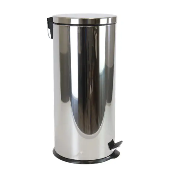 Lixeira em Aço Inox com Pedal - 30 Litros