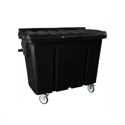 Contentor Plástico 500 Litros - PRETO