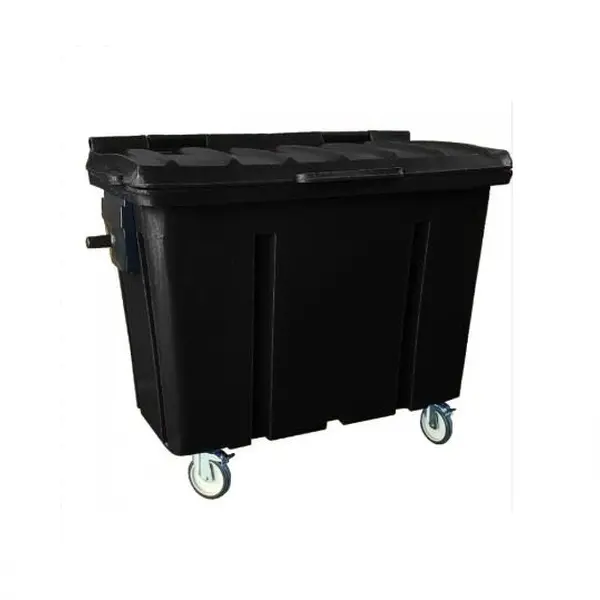 Contentor Plástico 500 Litros - PRETO