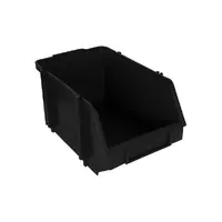 Gaveteiro Plástico Bin Nº6 Preto - imagem 1