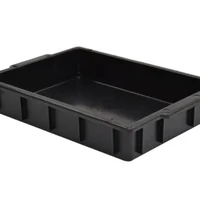 Caixa Organizadora 7 Litros - Com Tampa - PRETA - imagem 1