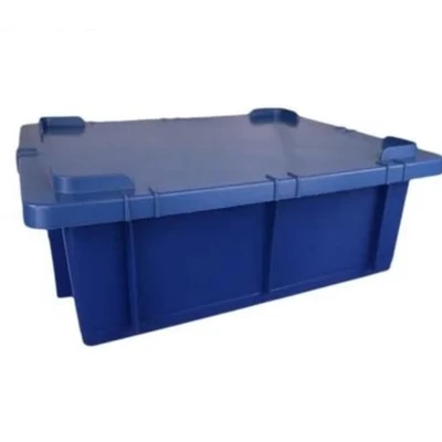 Caixa Organizadora 15 Litros - Com Tampa - AZUL