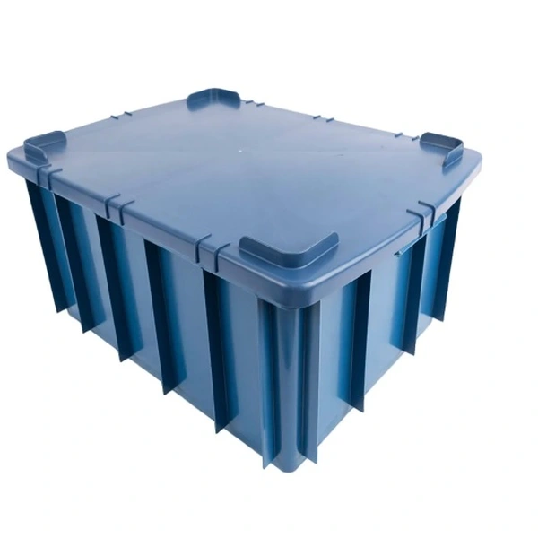 Caixa Organizadora 26 Litros - Com Tampa - AZUL