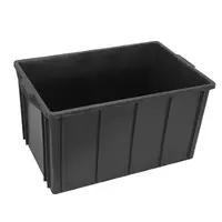 Caixa Organizadora 130 Litros - Com Tampa - PRETO - imagem 1