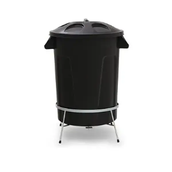 Lixeira Plástica Com Pedal em Aço 100 litros - Diversas Cores Disponíveis