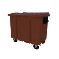 Contentor Plástico 700 Litros - Marrom - imagem 1