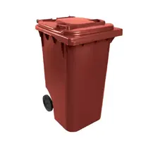 Carro Coletor 240 Litros - MARROM - imagem 1