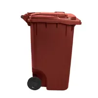 Carro Coletor 240 Litros - MARROM - imagem 6