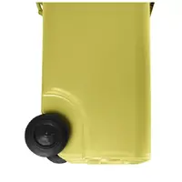 Carro Coletor de Lixo 240 Litros Amarelo - imagem 5