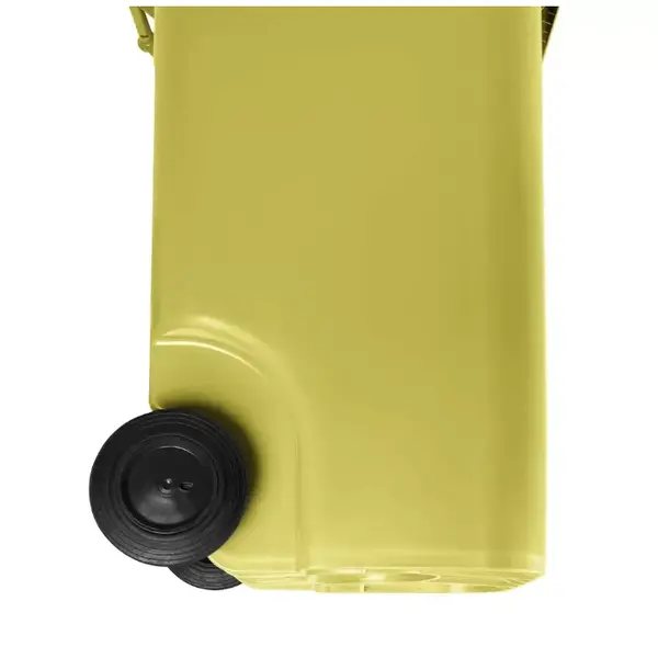 Carro Coletor de Lixo 240 Litros Amarelo