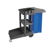 Carrinho Funcional de Limpeza, Azul - imagem 1