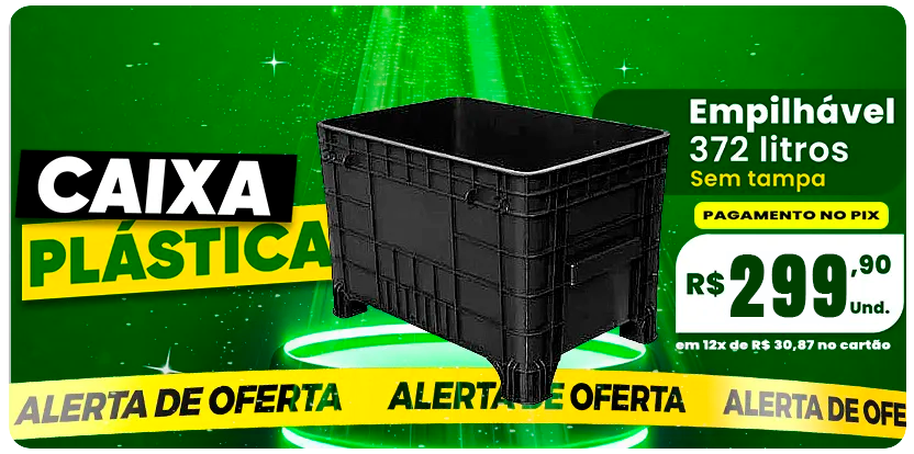 Caixa Plástica 372 Litros