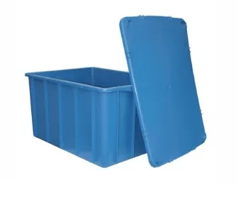 Caixa Organizadora 61 litros - Com Tampa - AZUL
