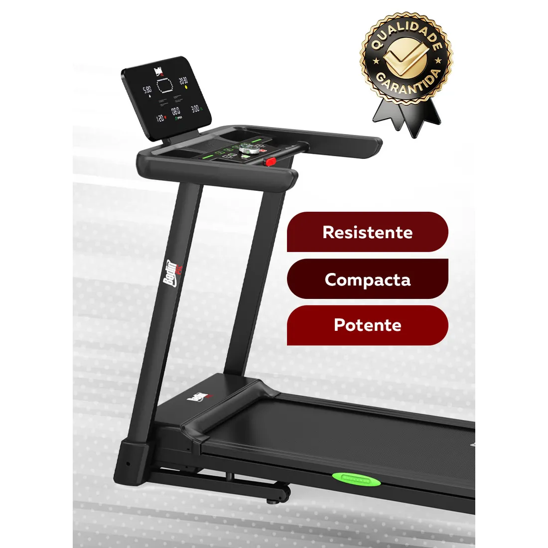 Esteira Residencial Bedinfit BF5-100 | 2.5 HP | Dobrável e Silenciosa