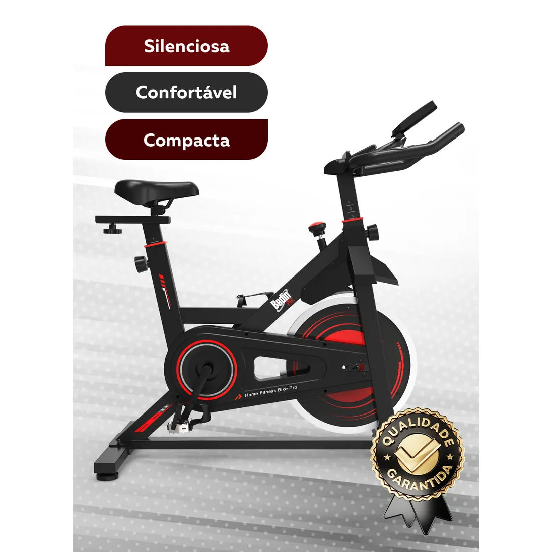Bike Spinning Bedinfit BF5-200 | Silenciosa | Até 120kg | Bedinsat