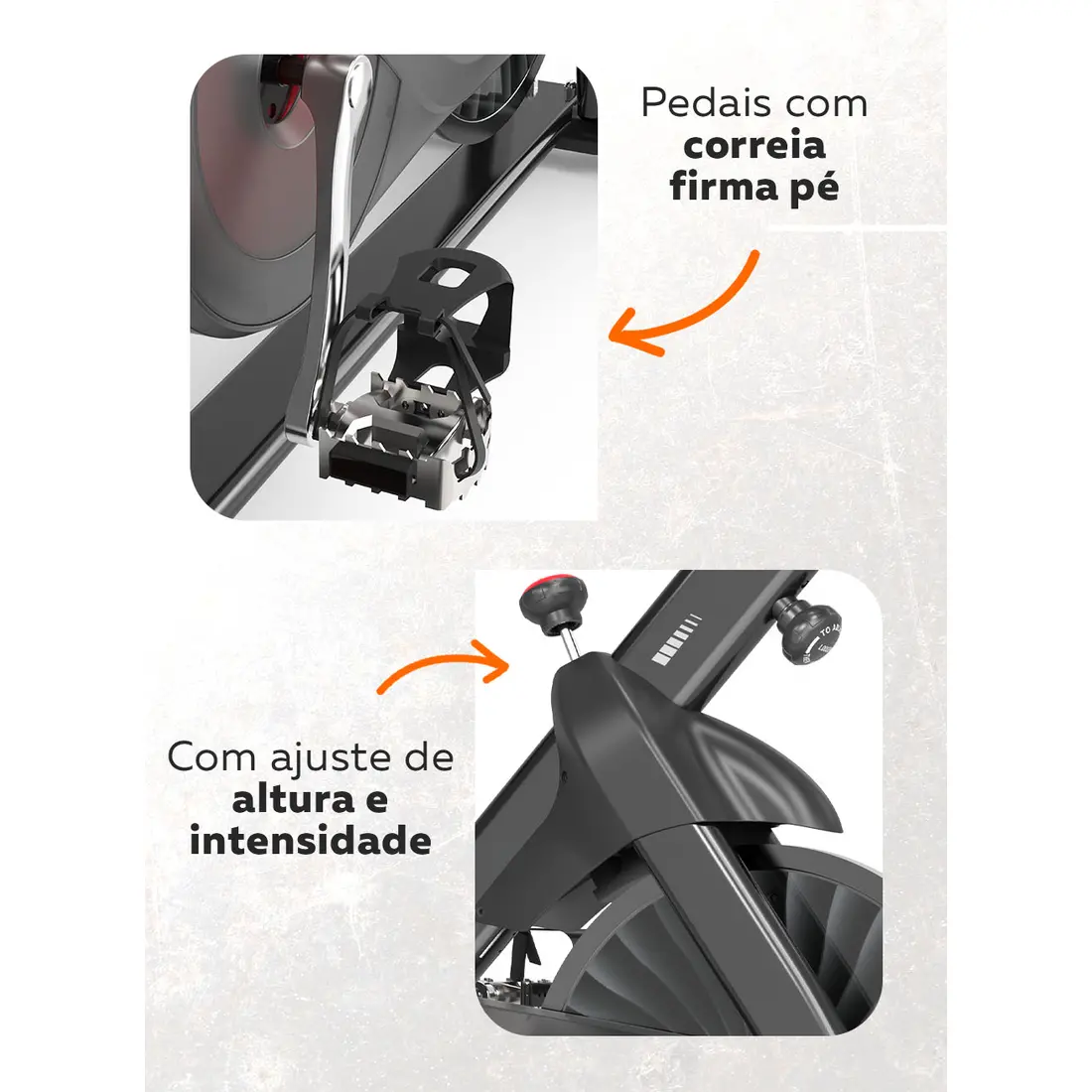 Bike Spinning Bedinfit BF5-201 | Suporta 145kg | Silenciosa e Robusta - imagem 3