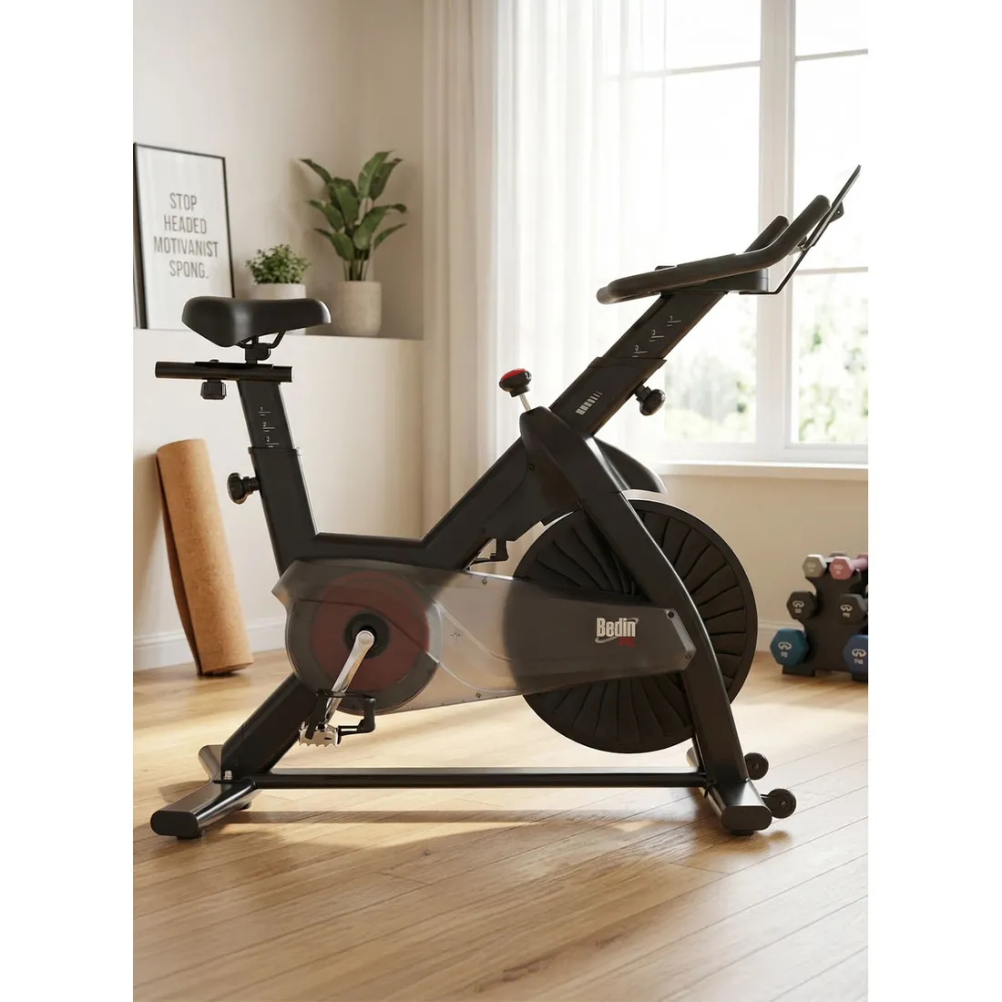 Bike Spinning Bedinfit BF5-201 | Suporta 145kg | Silenciosa e Robusta