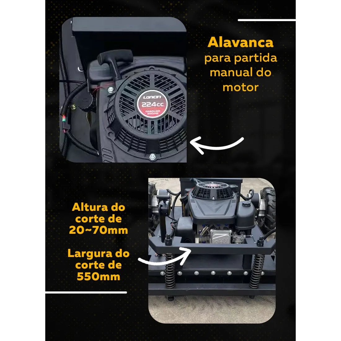 Cortador de Grama Bs-550D-T