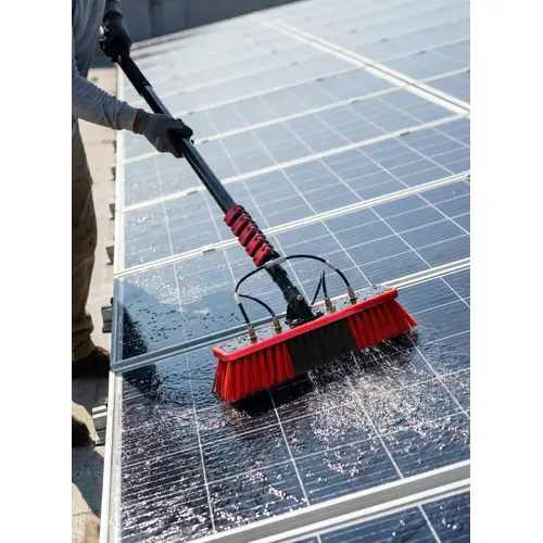Vassoura para Limpeza de Painel Solar Bedinsolar – Cabo Telescópico - 7,2M 55CM