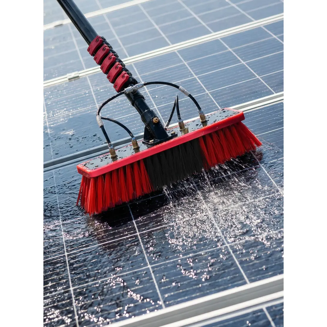Vassoura para Limpeza de Painel Solar Bedinsolar – Cabo Telescópico - 7,2M 55CM - imagem 5