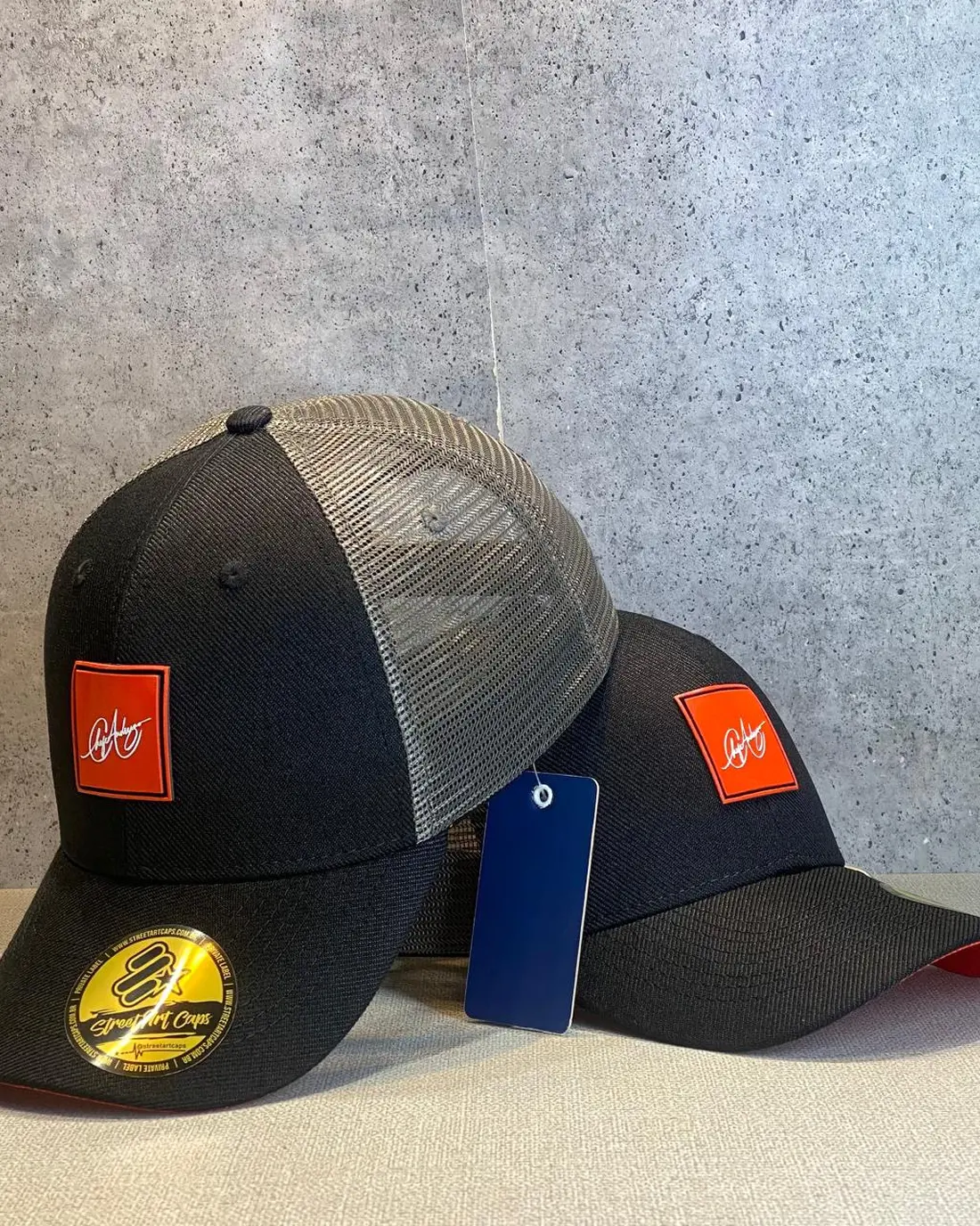 Boné Preto e Cinza, Patch | Chefe Andrezão