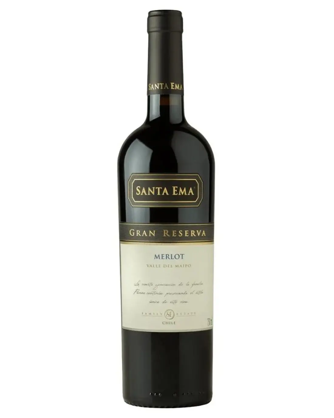 Vinho Chileno Santa Ema Gran Reserva Merlot 750ml - Elegância e Estrutura