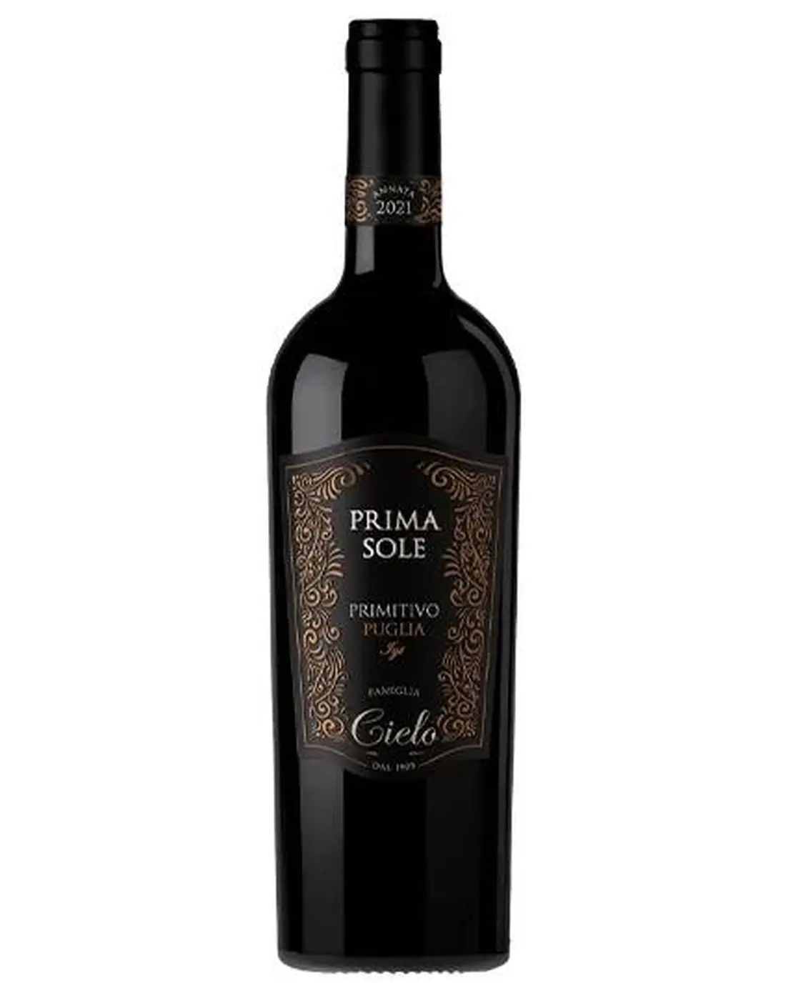 Vinho Italiano Primasole Primitivo 750ml - Intenso e Sofisticado da Região da Puglia