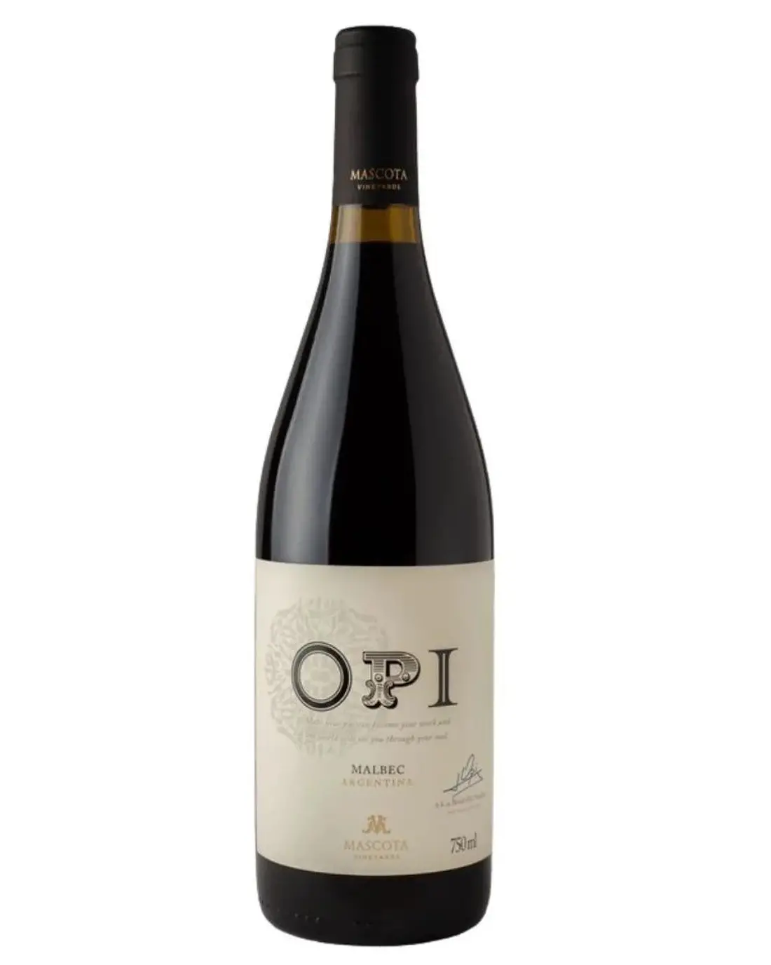 Vinho Argentino Mascota OPI Malbec 750ml 