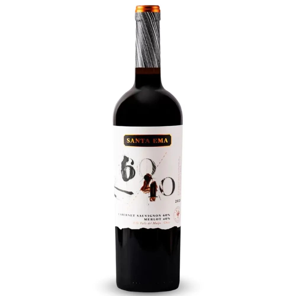 Vinho Chileno Santa Ema 60/40 Cabernet Sauvignon & Merlot 750ml