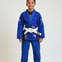 Kimono Infantil ITG Amazônia Boto Rosa Azul - imagem 1