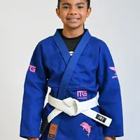 Kimono Infantil ITG Amazônia Boto Rosa Azul - imagem 4