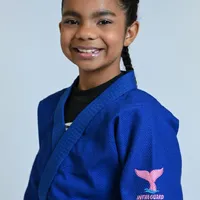Kimono Infantil ITG Amazônia Boto Rosa Azul - imagem 6