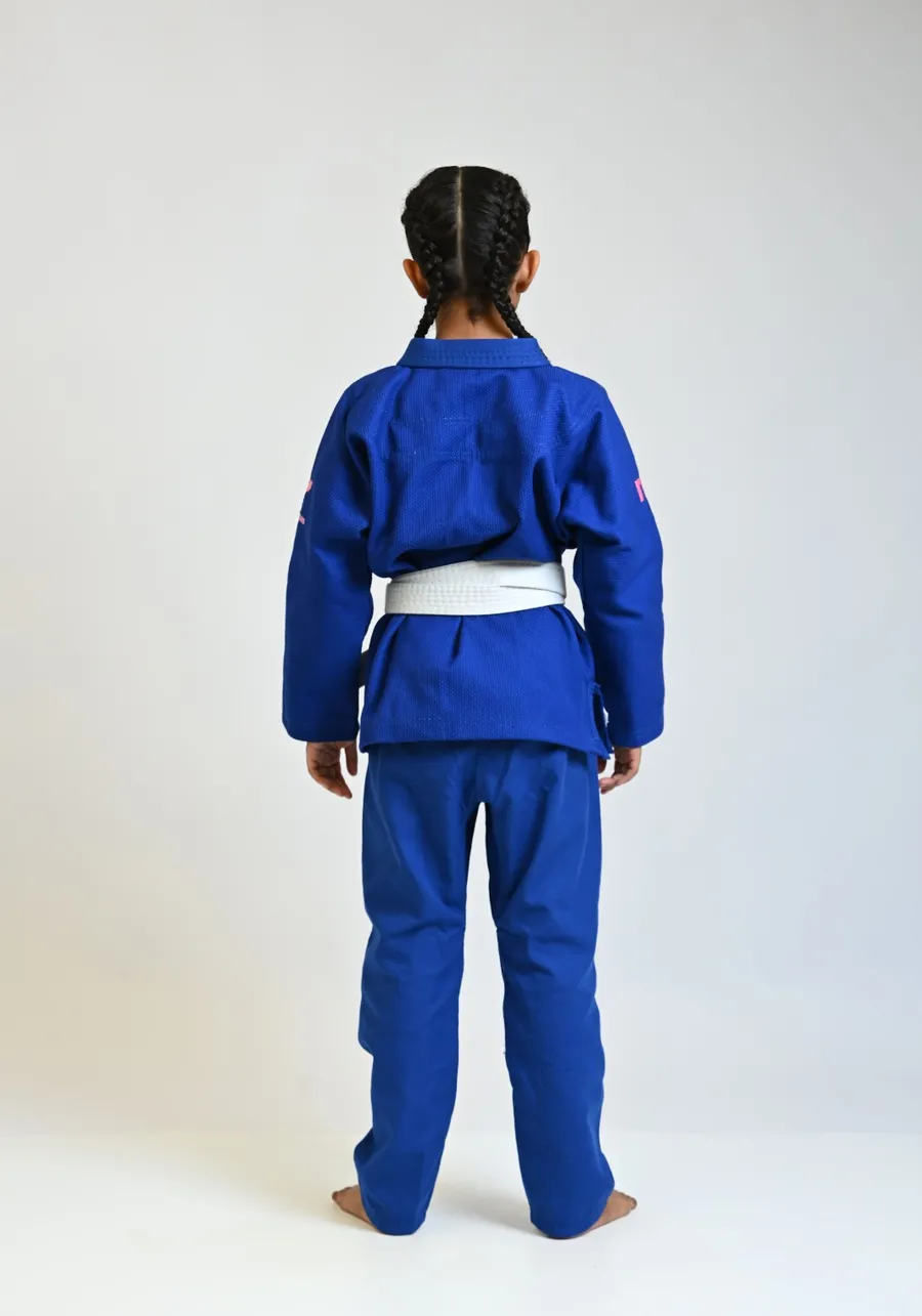 Kimono Infantil ITG Amazônia Boto Rosa Azul