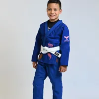 Kimono Infantil ITG Amazônia Boto Rosa Azul - imagem 13