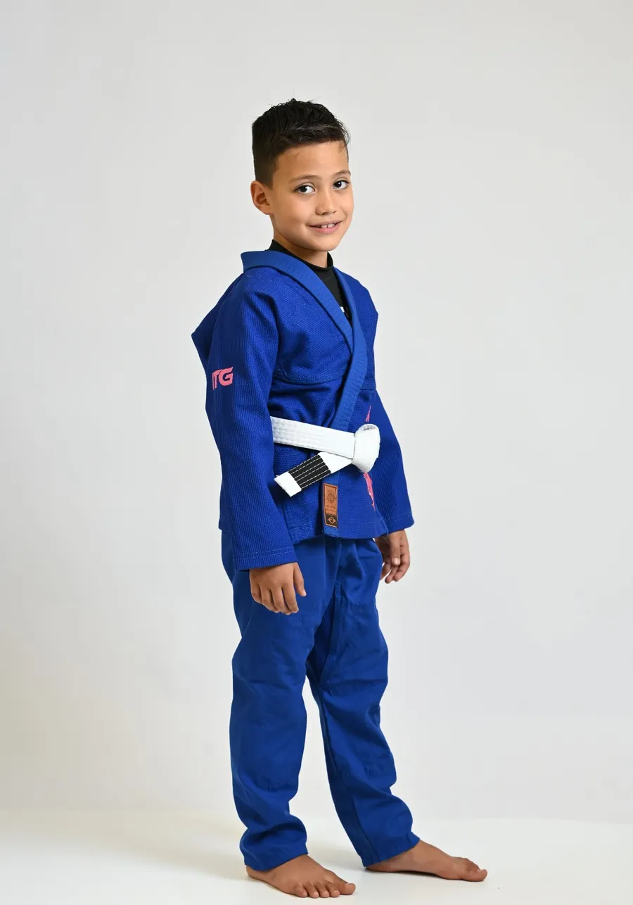 Kimono Infantil ITG Amazônia Boto Rosa Azul