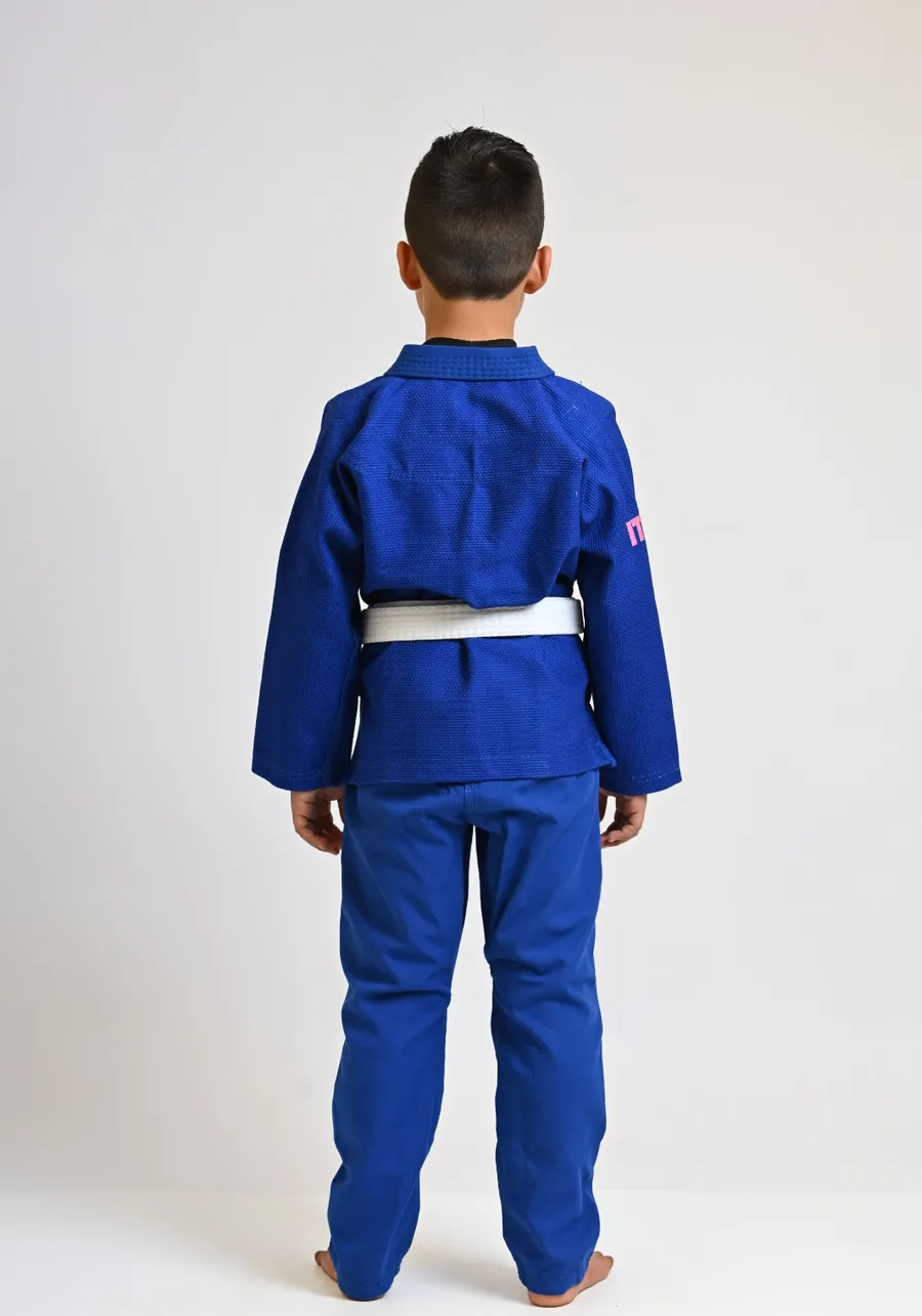 Kimono Infantil ITG Amazônia Boto Rosa Azul