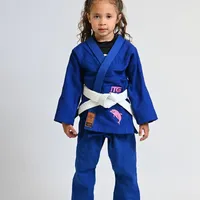 Kimono Infantil ITG Amazônia Boto Rosa Azul - imagem 2