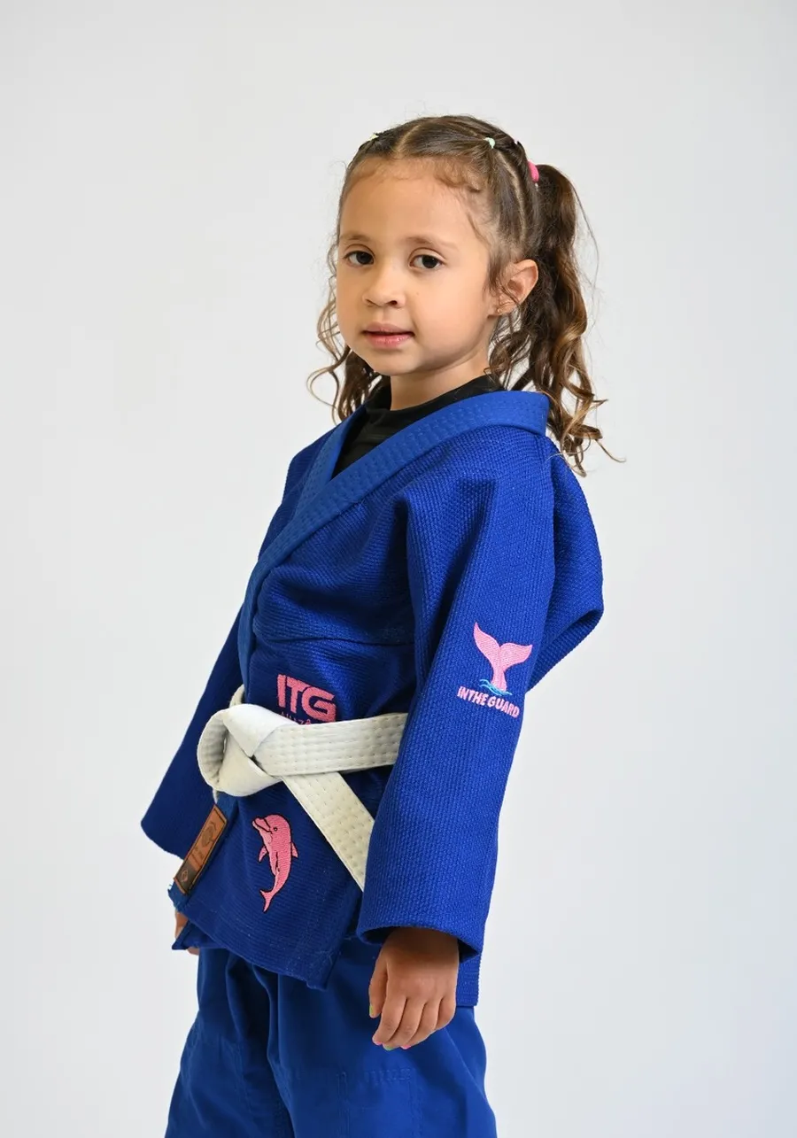 Kimono Infantil ITG Amazônia Boto Rosa Azul