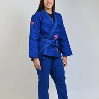 Kimono In The Guard Jiu-Jitsu AMAZÔNIA BOTO ROSA Azul - imagem 7