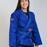 Kimono In The Guard Jiu-Jitsu AMAZÔNIA BOTO ROSA Azul - imagem 6