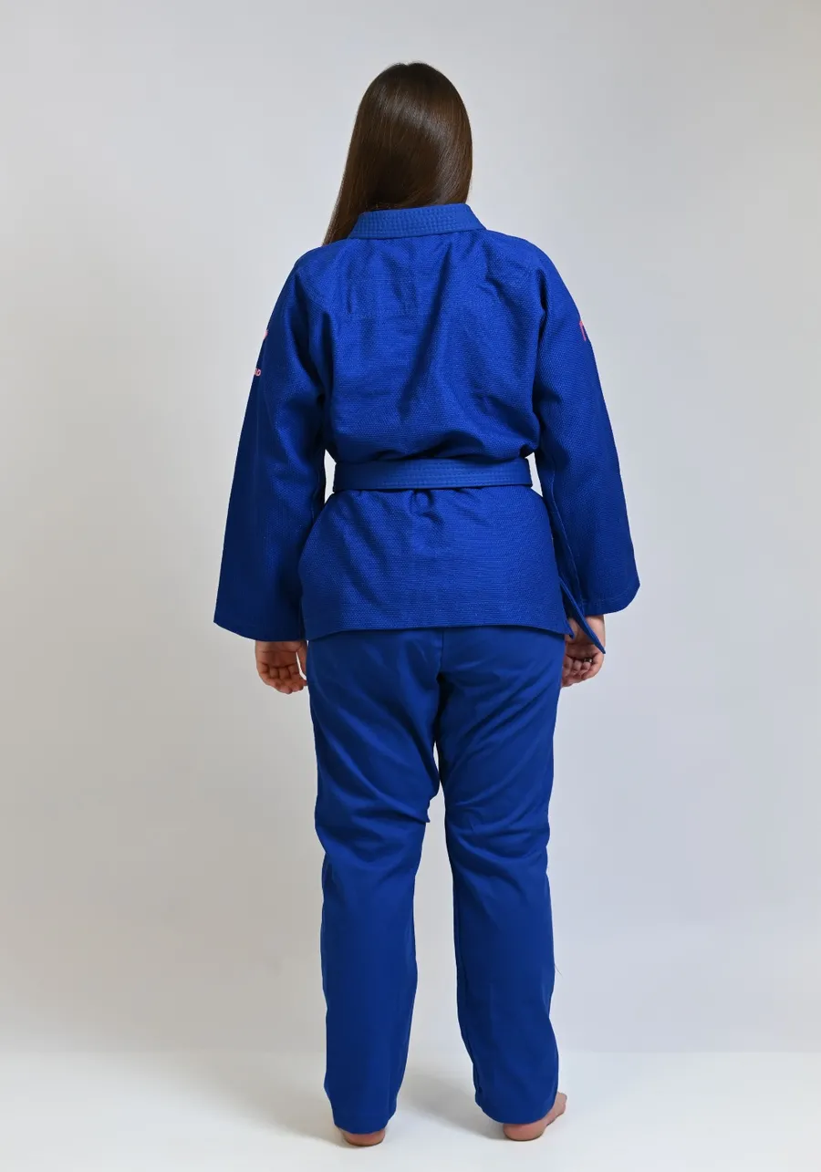 Kimono In The Guard Jiu-Jitsu AMAZÔNIA BOTO ROSA Azul
