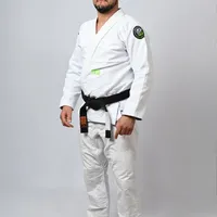 Kimono Jiu Jitsu Green In The Guard - Branco - imagem 4