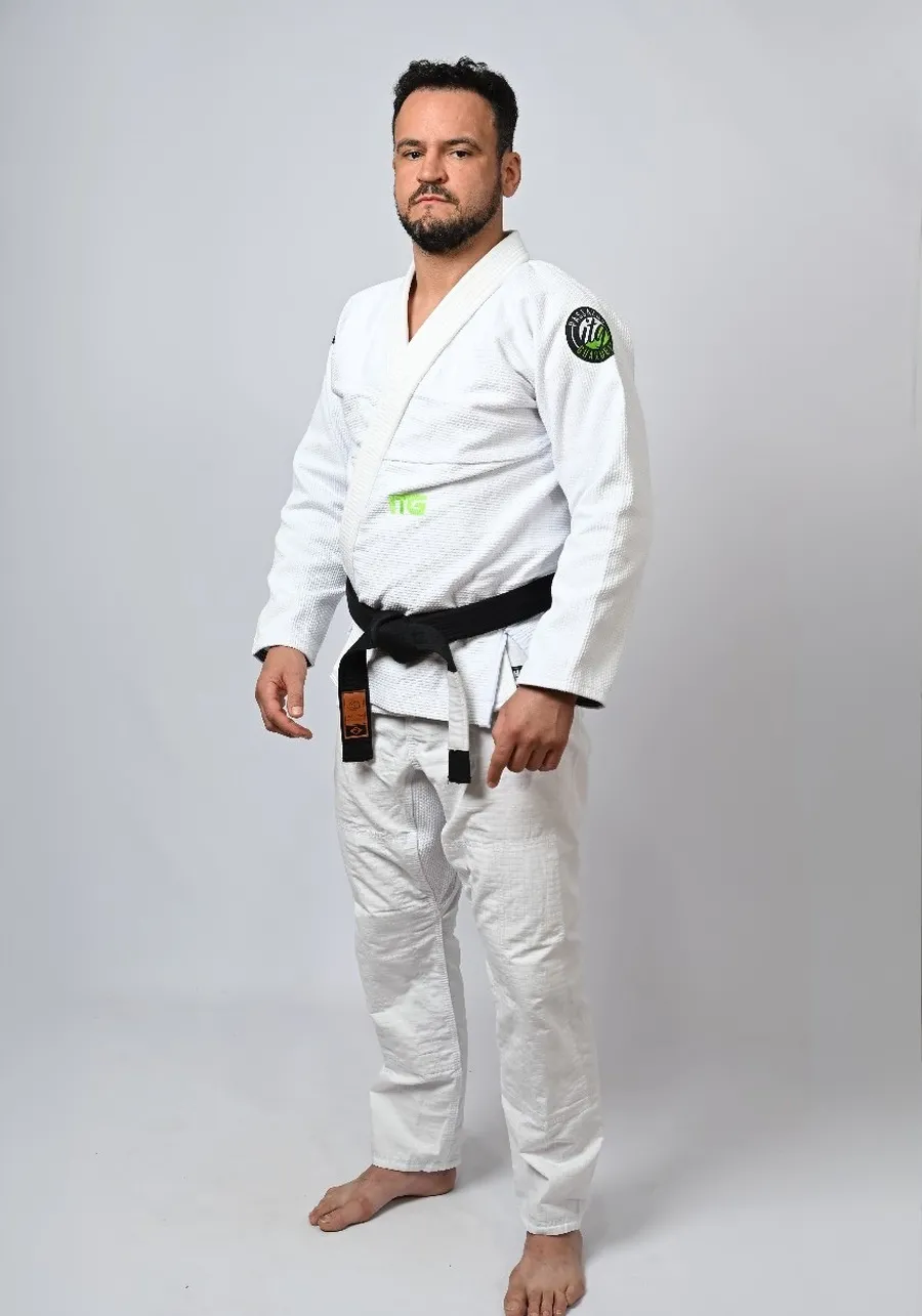 Kimono Jiu Jitsu Green In The Guard - Branco