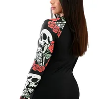 Body Feminino Jiu-Jitsu Red - imagem 5