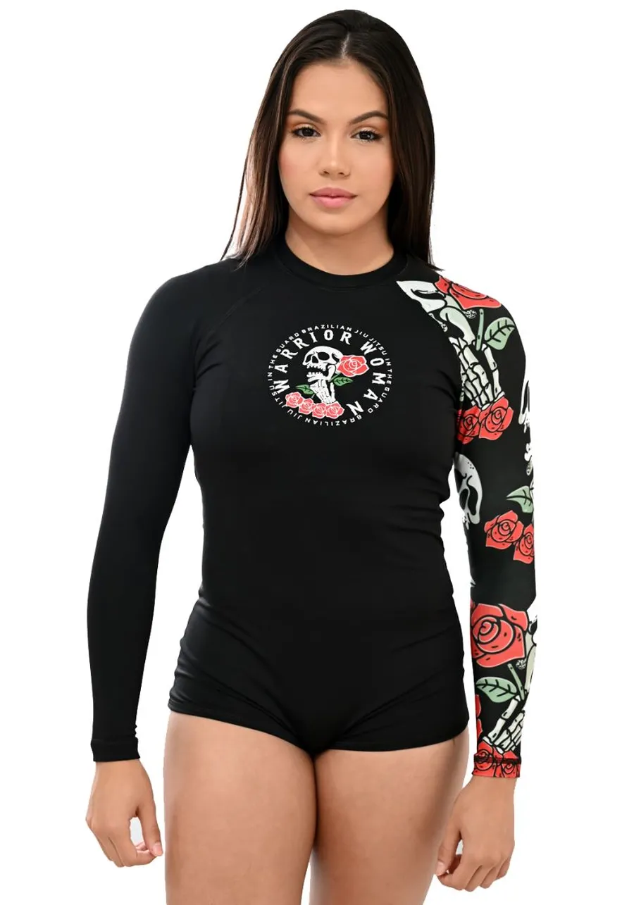 Body Feminino Jiu-Jitsu Red