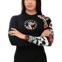 Body Feminino Jiu-Jitsu Red - imagem 8