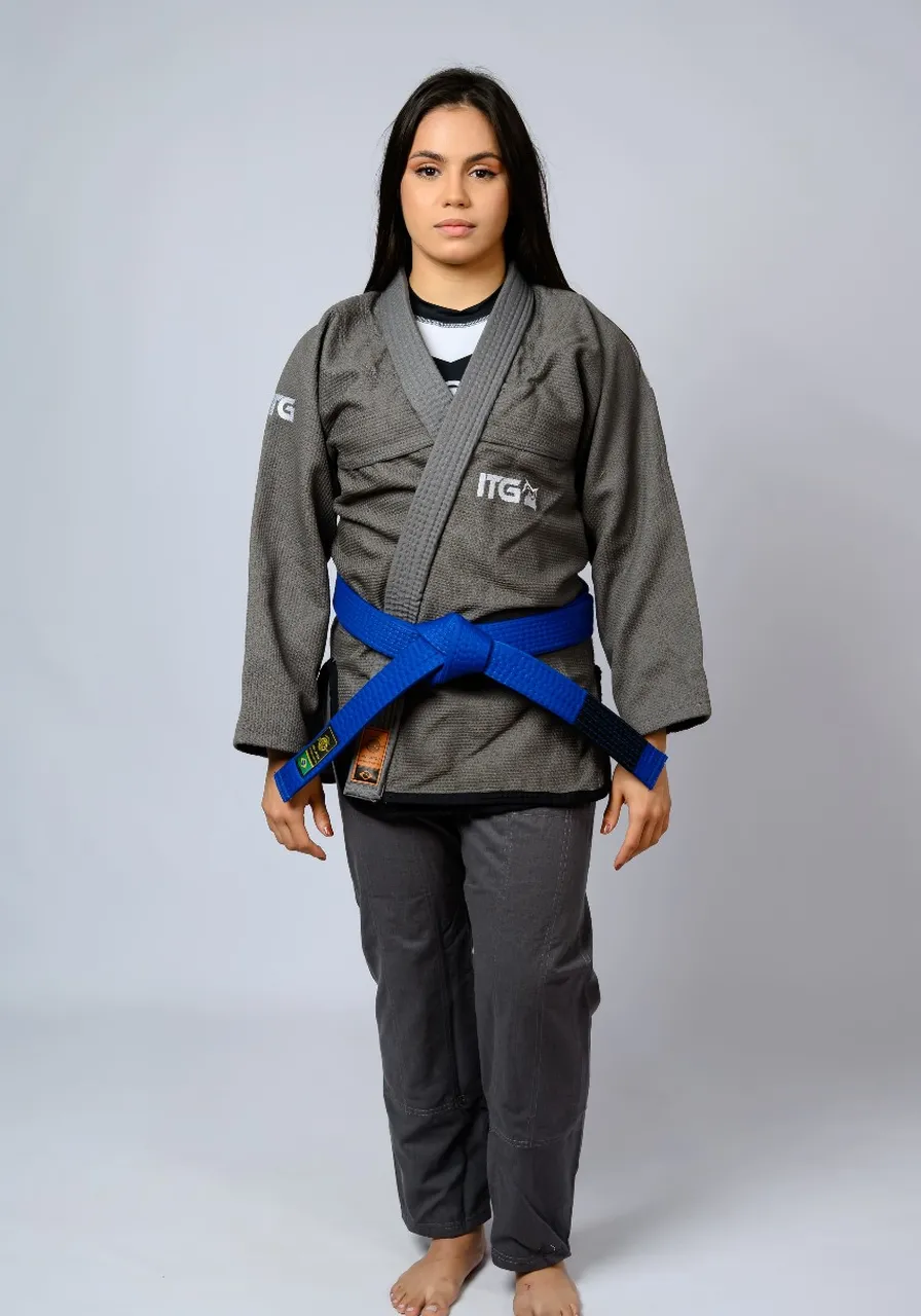 Kimono In The Guard Feminino Pró Cinza